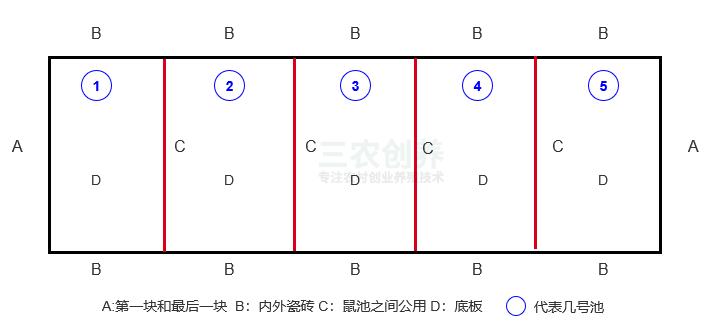 竹鼠鼠池:5个瓷砖鼠池成本核算