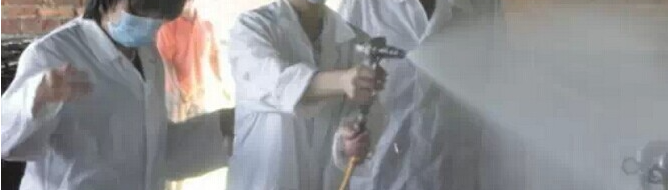 竹鼠鼠池喷雾消毒